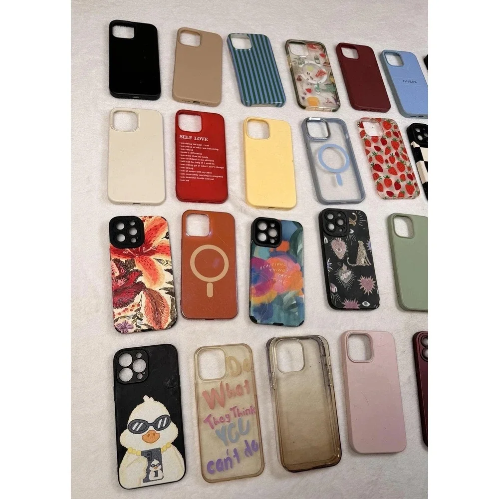 13ProMax IPhone Case Lot 32x For Apple Plastic Multicolor Fitted Covers